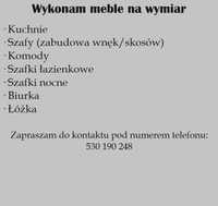 Wykonam meble na wymiar