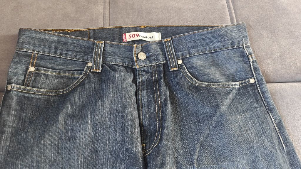 Spodnie męskie Jeansy Levi's Strauss W36 L32 Model 509