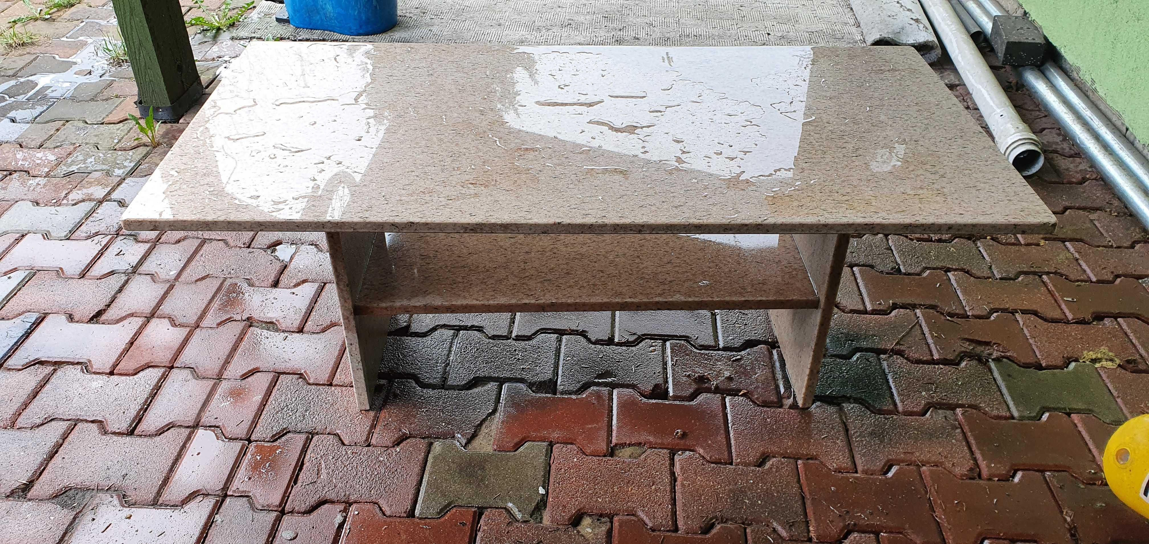 Stół marmurowy 120cm solidny i ciężki