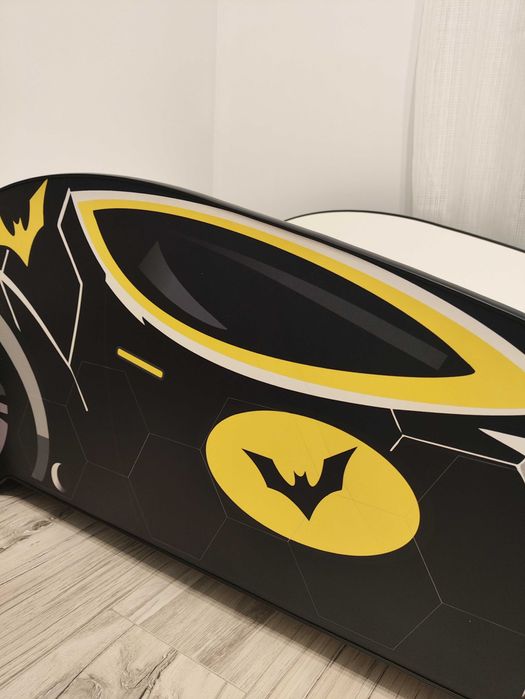 Łóżko dziecięce samochód Batman 160x80