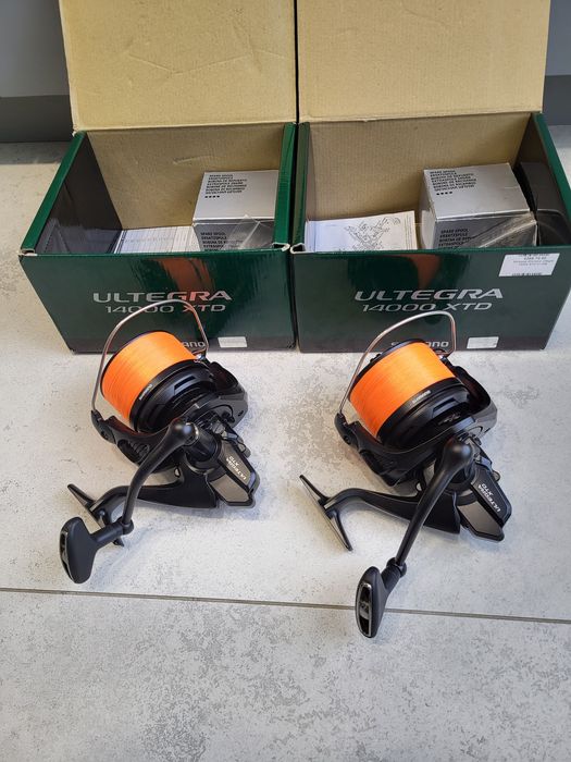 Катушки SHIMANO ULTEGRA 14000 XTD. ,удилища HARPAX 13ft 3,5Lb