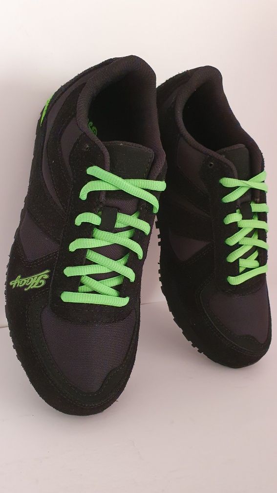 Buty nowe sportowe czarne + neon marki Hooy rozmiar 39
