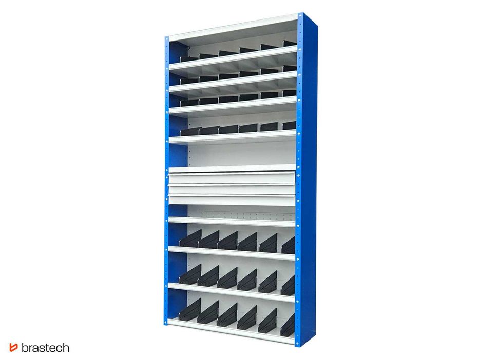 Organizer warsztatowy z przegrodami i szufladami NOWY 198x100x30 cm