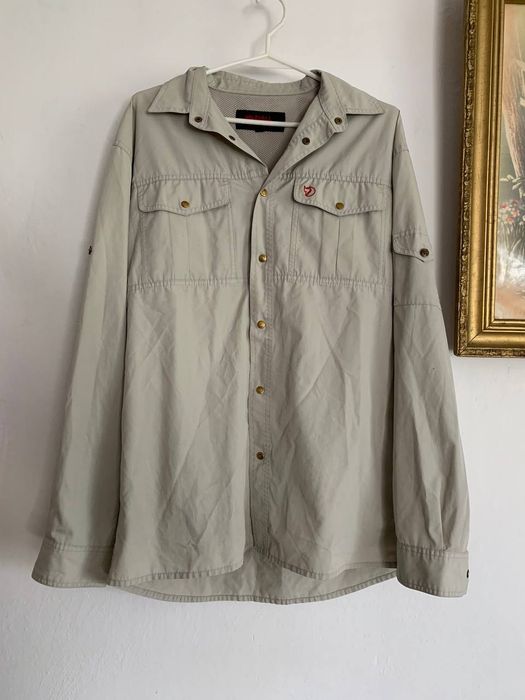 Трекінгова сорочка fjallraven g-100, вітровка, casual