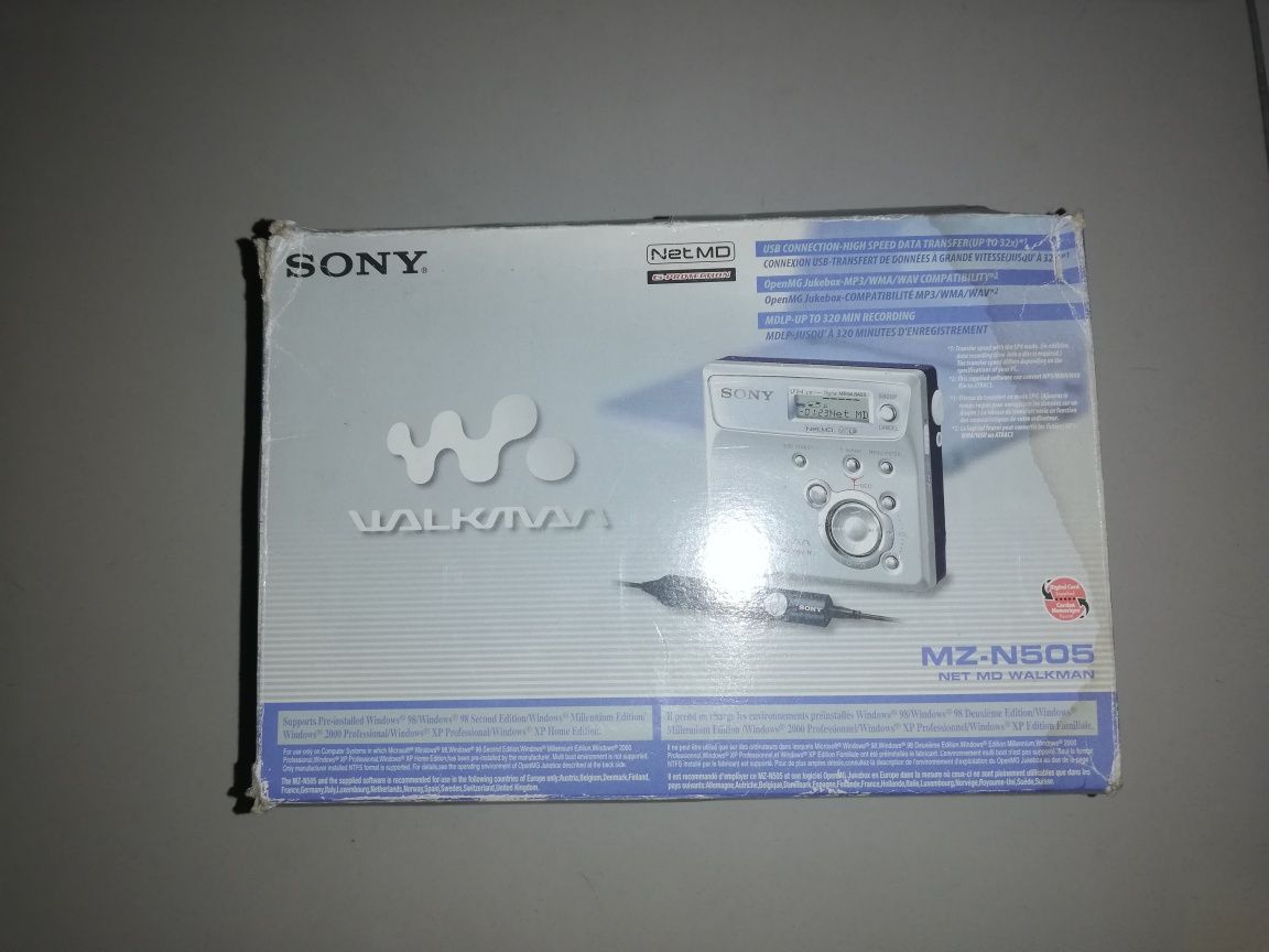 Walkman mini disc Sony modelo - novo MZ-N505