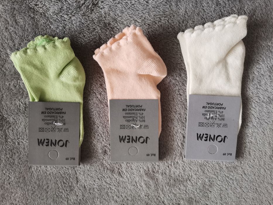 9 pares de meias 19-22 made in Portugal