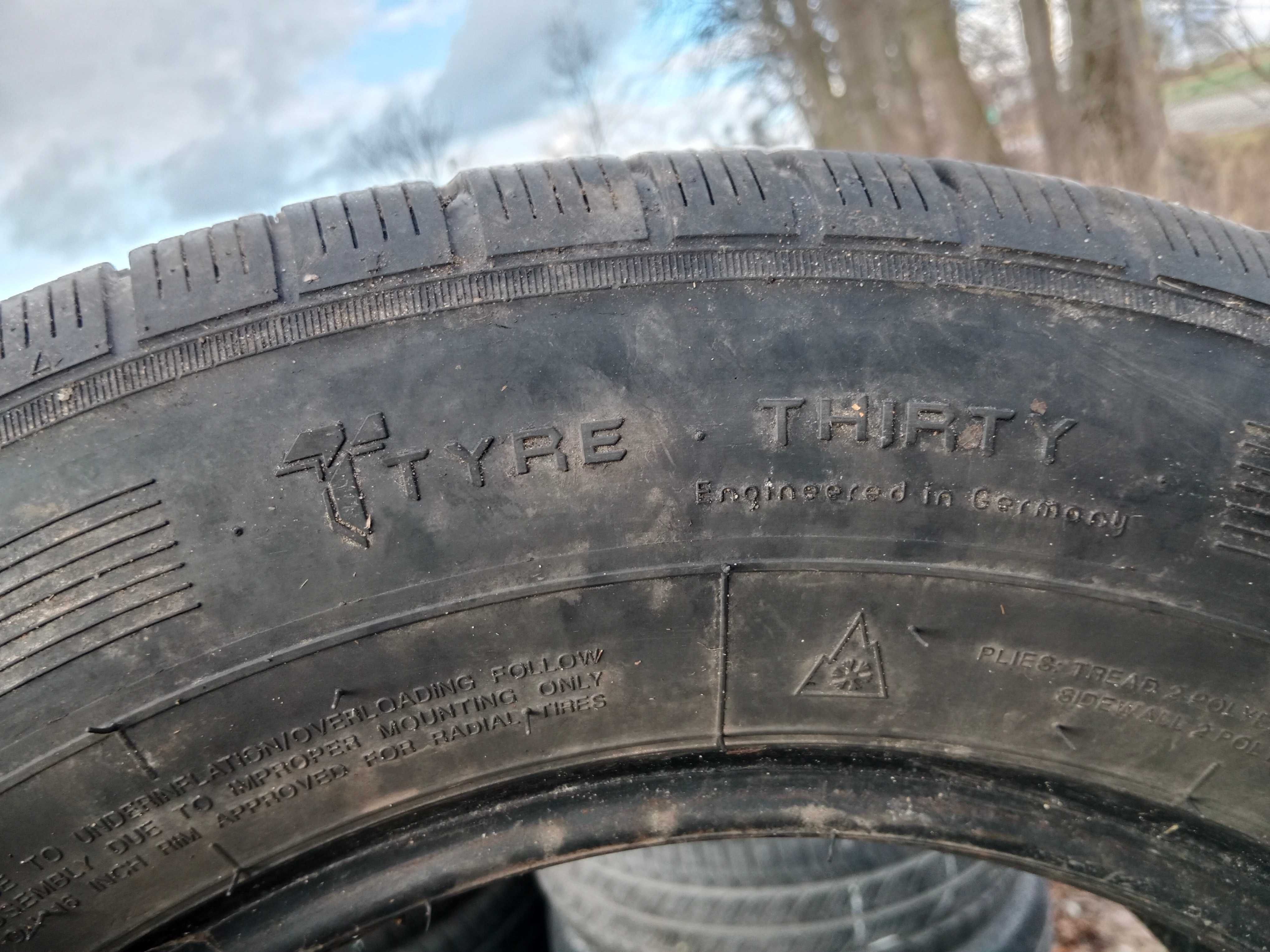 Opona używana 225/65R16C T-Tyre 30 1szt.