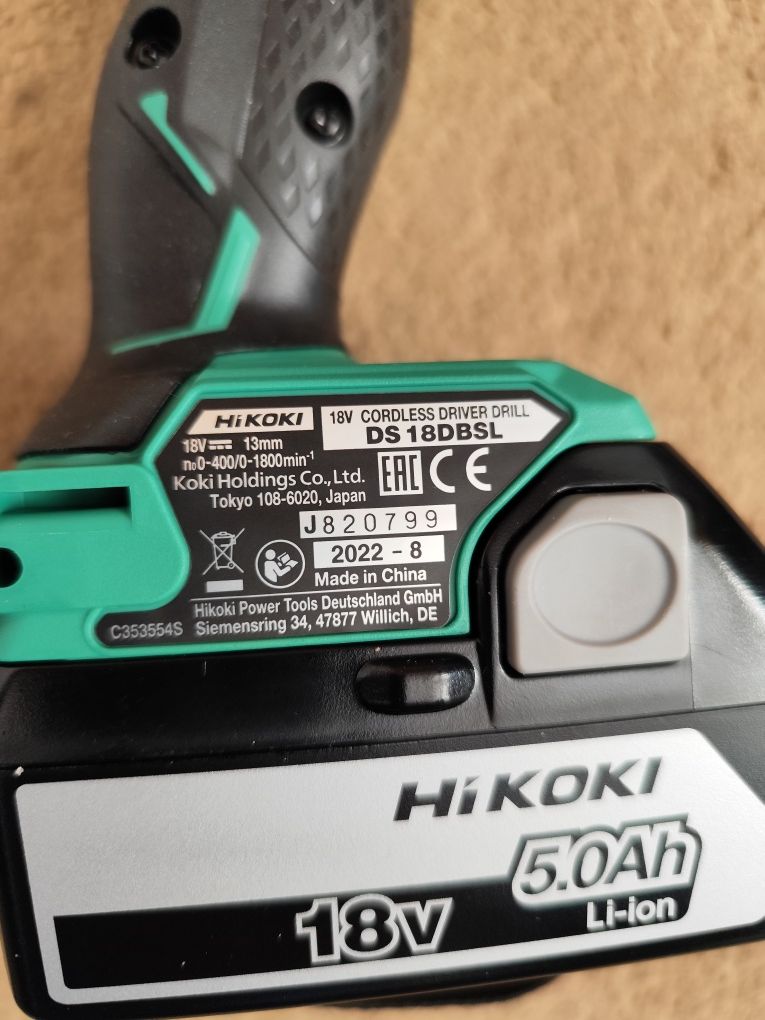 Wkrętarka Hikoki DS 18DBSL 18V - Nowa !!!