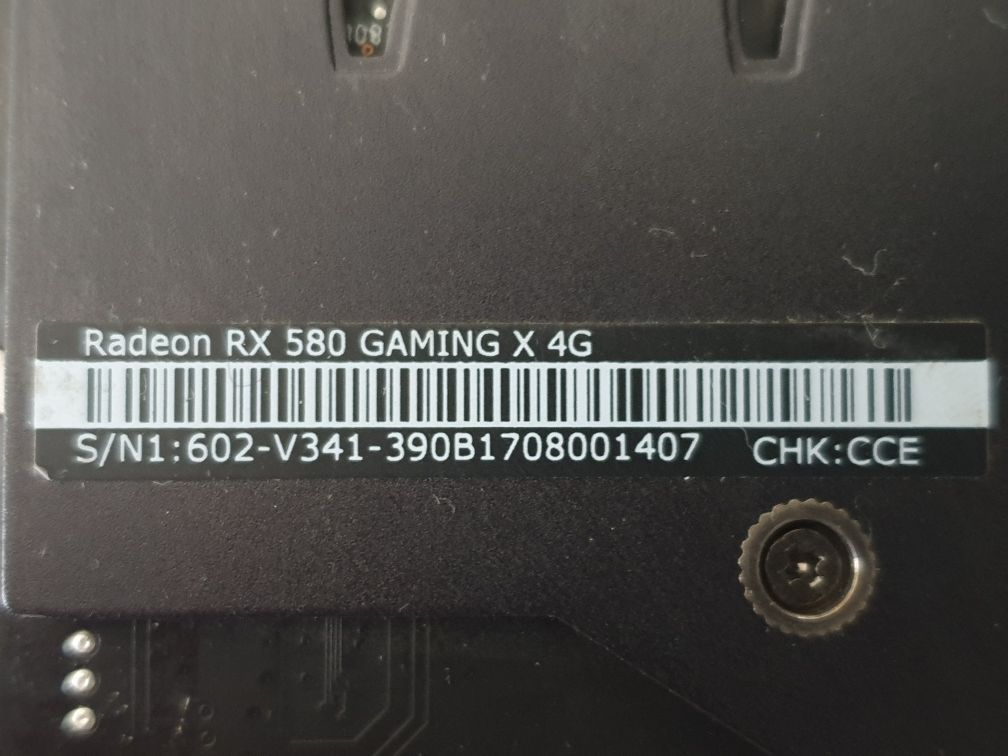 AMD Rx 580 4Gb MSI