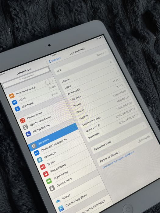 Планшет ipad mini 16gb в гарному стані айпад міні 1 покоління на 16гб