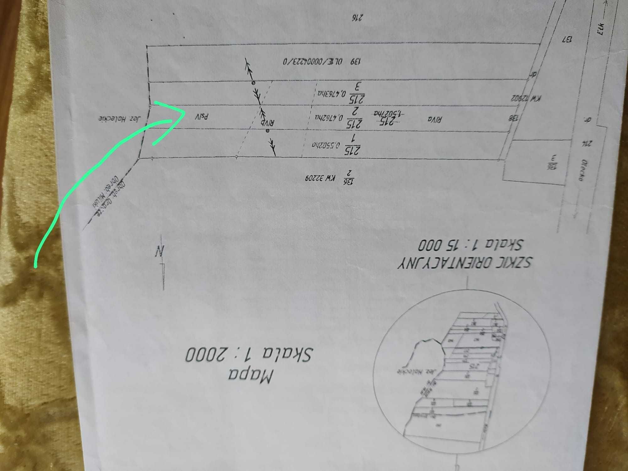 Piękna Działka budowlana z linią brzegowa ORACZE,10 minut od Ełku