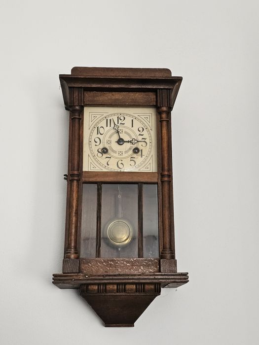 Zabytkowy  zegar wiszący - SPRAWNY