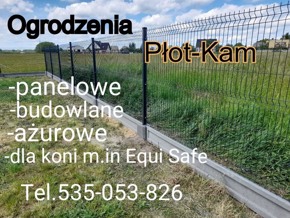 Ogrodzenia panelowe 3 D furtki bramy