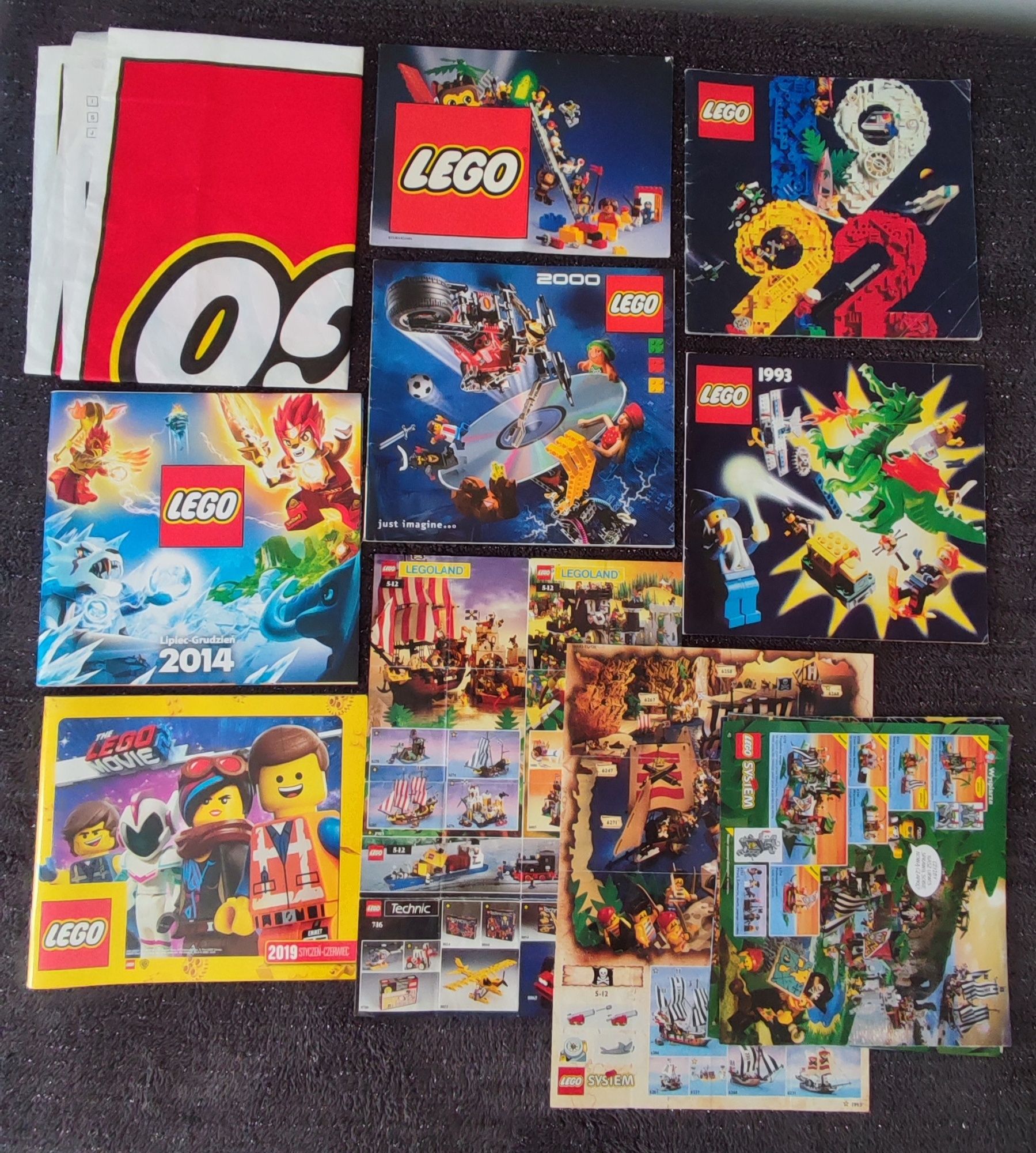 Lego Katalogi Rok 1991 ENG Rok 1992 PL Rok 1993 PL Inne Ulotki