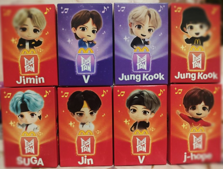 Зберу для Вас золоту чи фіолетову колекцію TinyTAN BTS × McDonald's ed