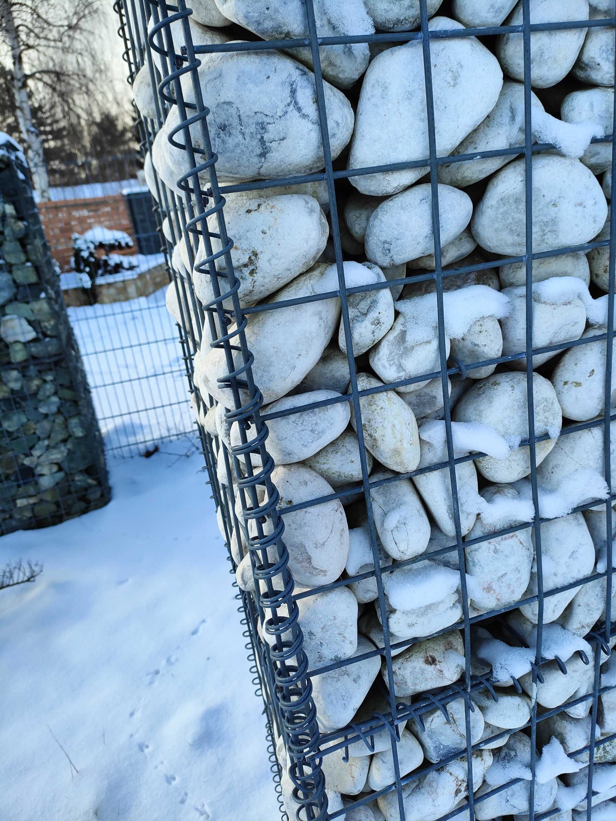 Gabiony kosze gabionowe gabion ogrodzenie kamień kruszywo siatki mur