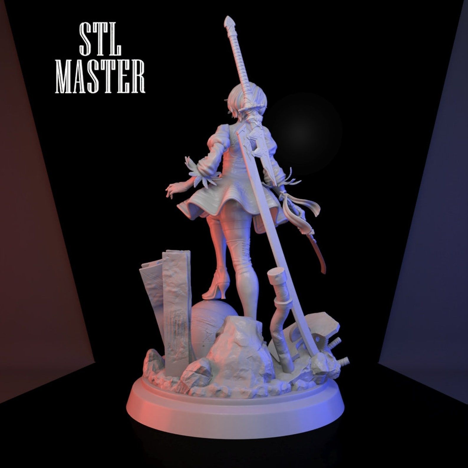 2B Bot figurka 3D