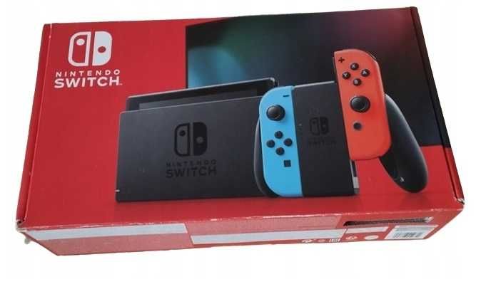 Oryginalne Karton Pudełko Opakowanie Nintendo Switch Instrukcja