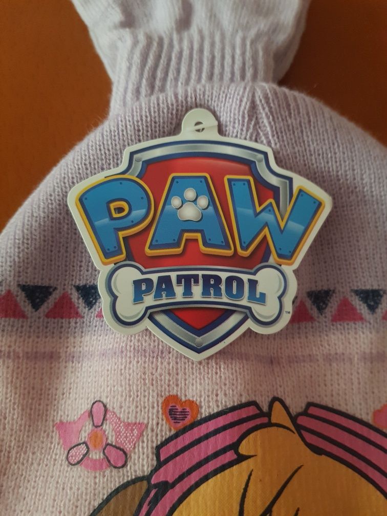 Czapeczka z rękawiczkami Paw Patrol