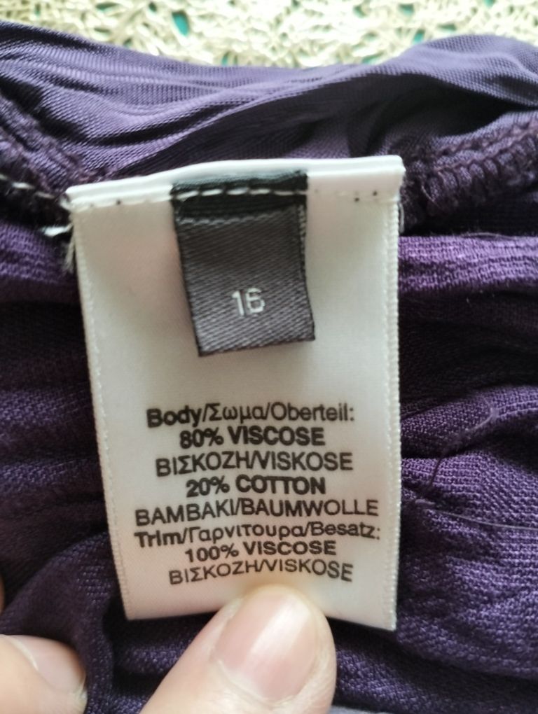 Patchworkowa spódnica - vintage; River Island; rozmiar XXL