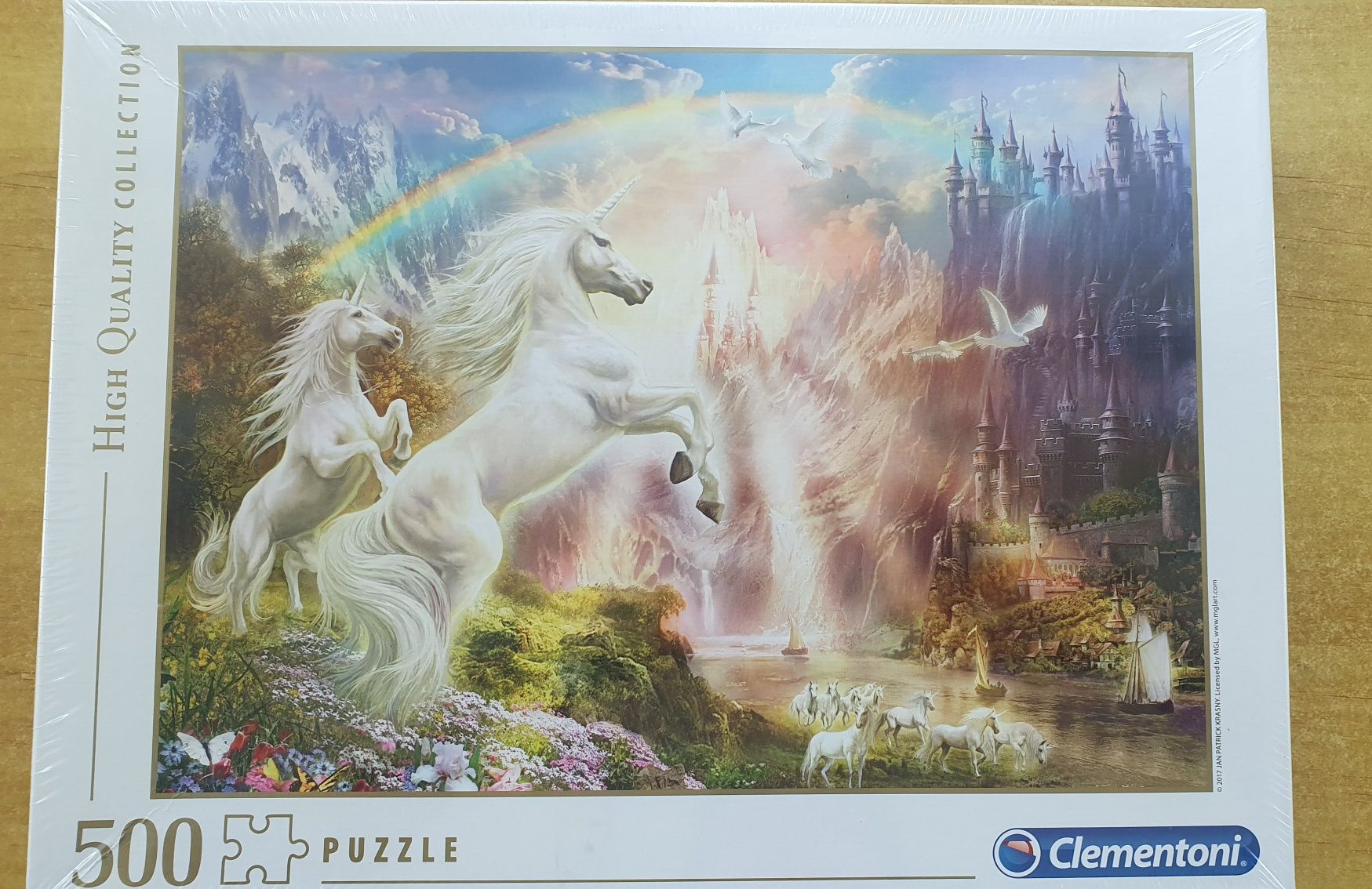 Puzzle Jednorożce 500 elementów Clementoni
