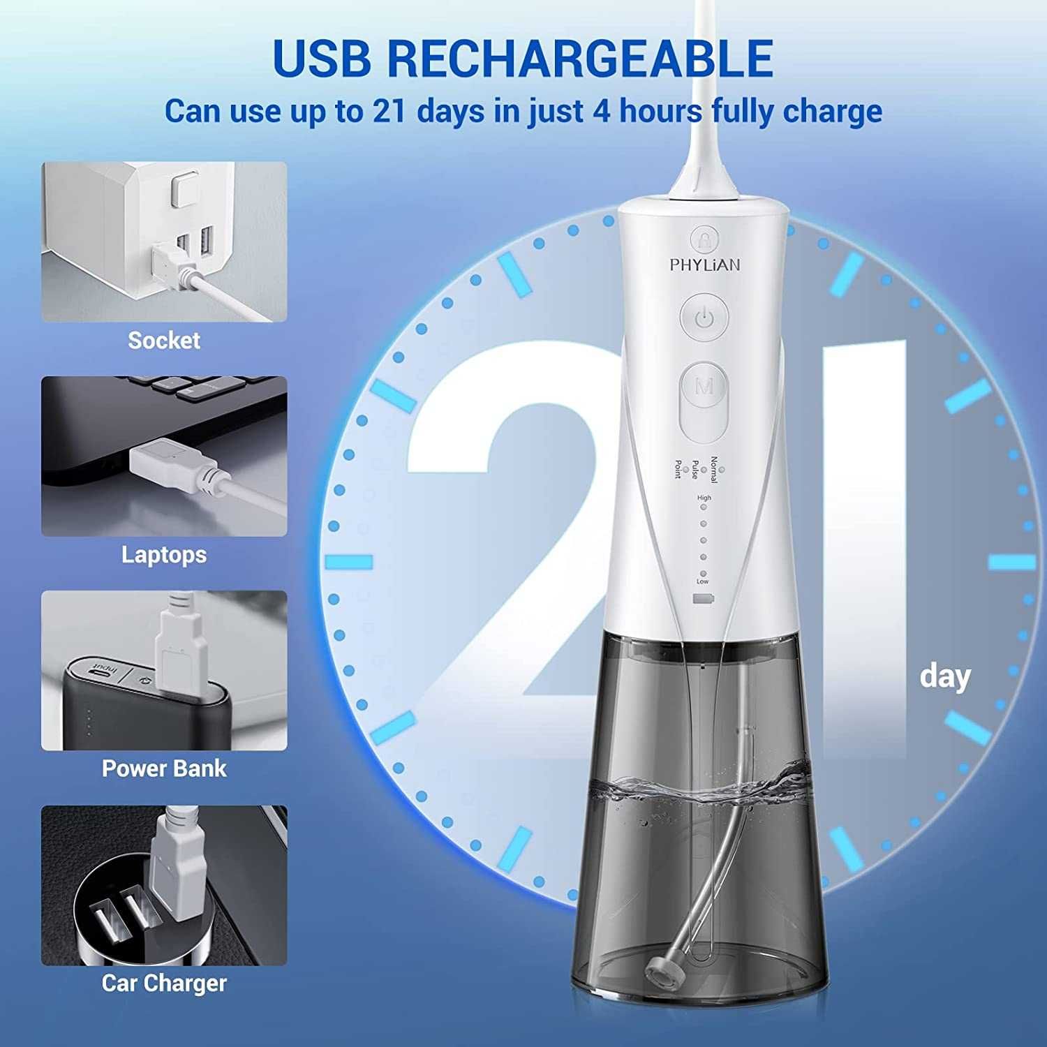 Портативний іригатор Phylian Portable Oral Irrigator Y206