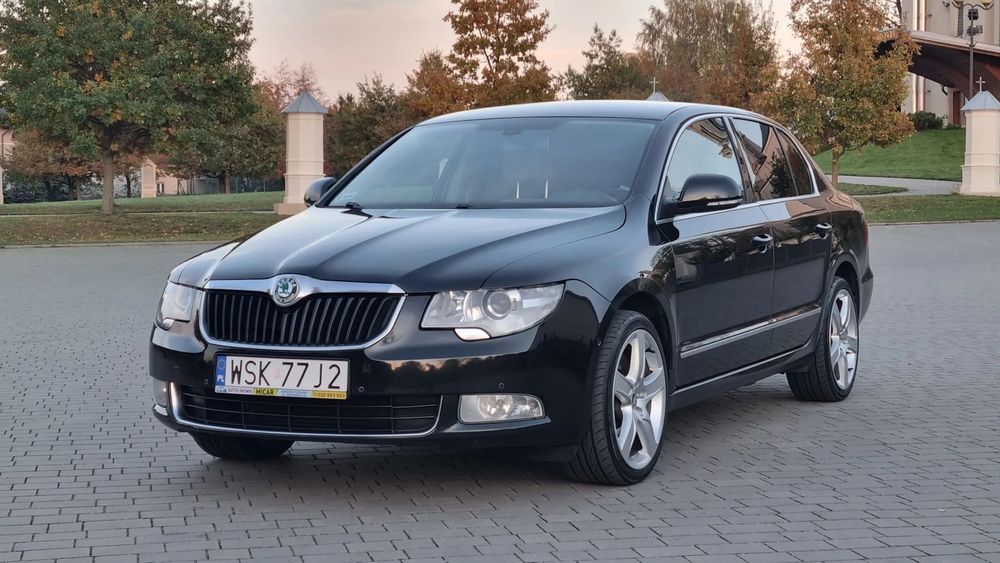 Skoda Superb Skoda Superb Platinium 3.6 V6 DSG 4x4 + LPG 260Km 2013r Salon Polska
