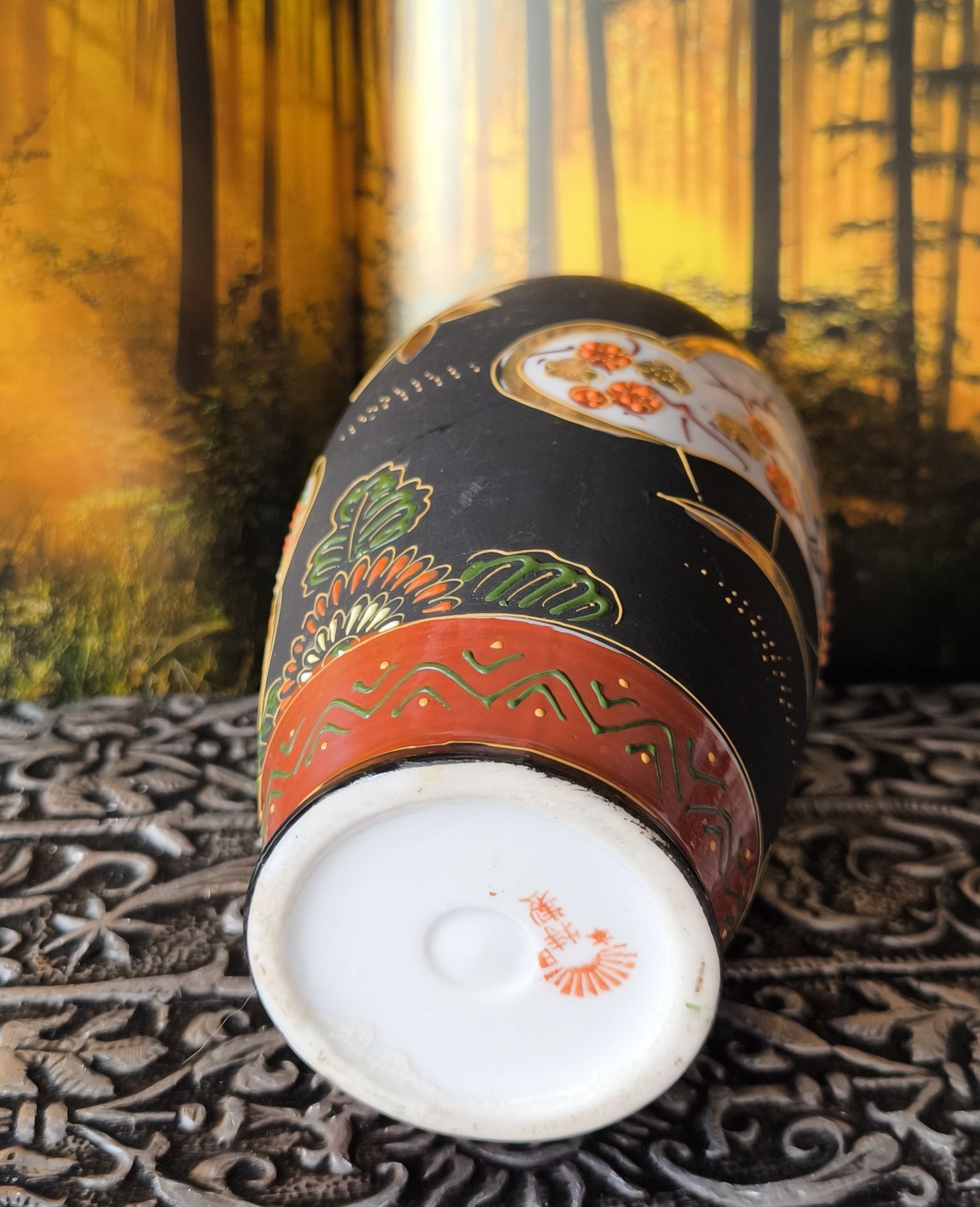 Wazon Nippon Tokusei piękna stara Japońska porcelana