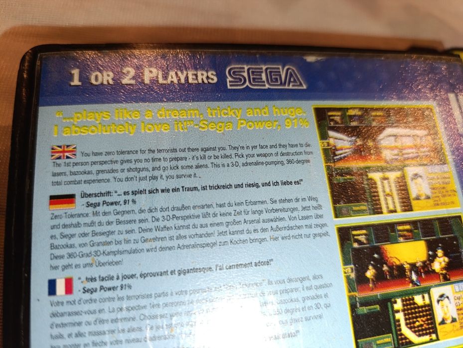 Zero Tolerance Sega Mega Drive testowana sprawna sklep