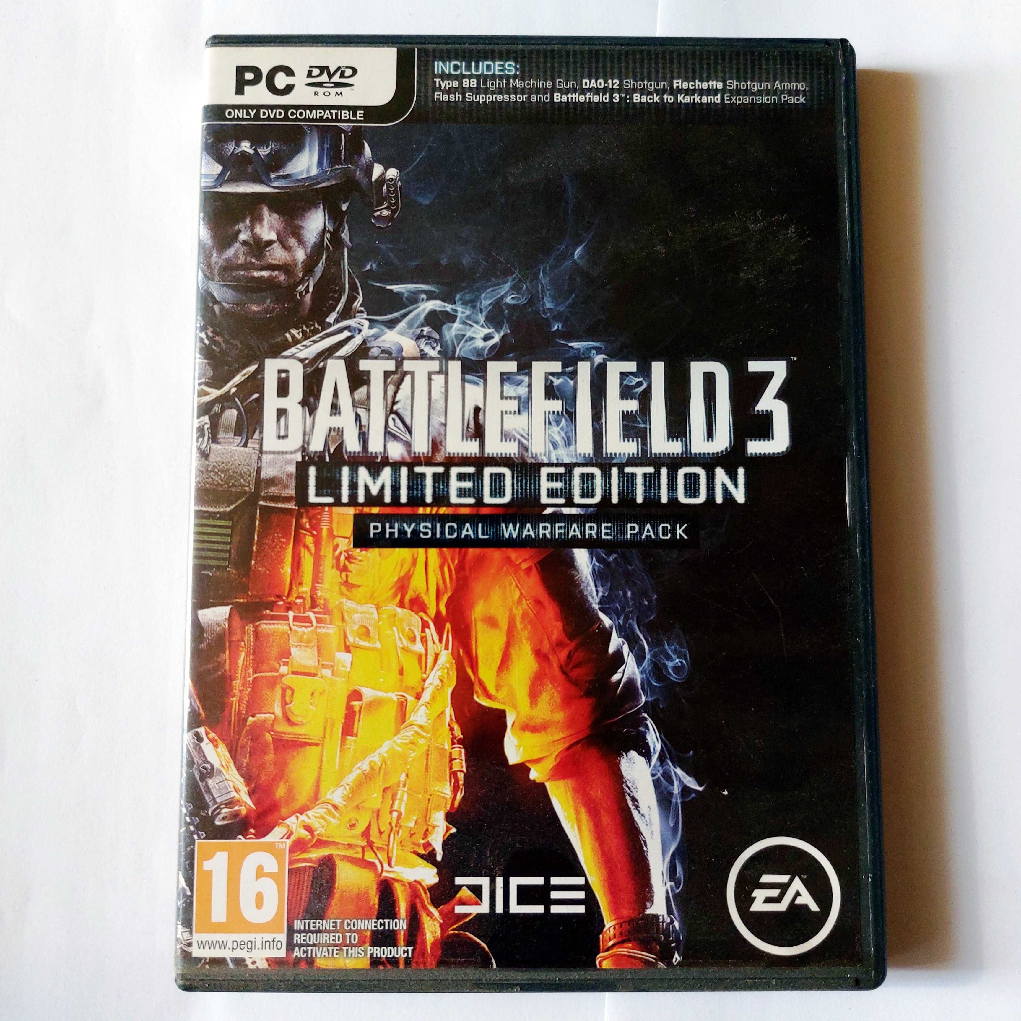 BATTLEFIELD 3: limited edition / physical warfare pack | na PC