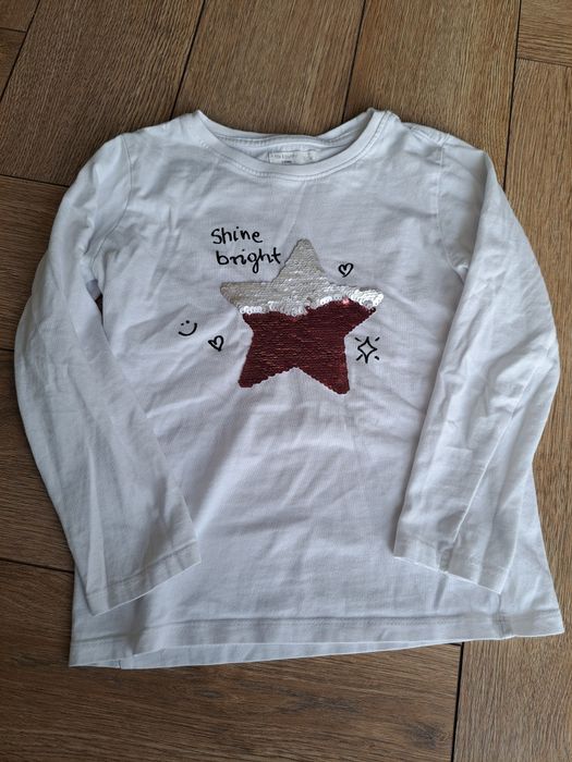 Bluzka dziewczęca z cekinami