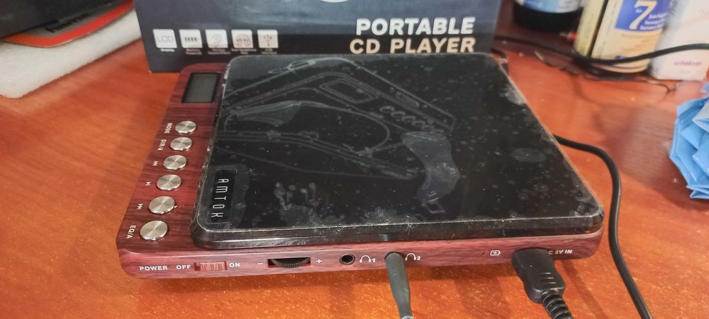 акумуляторний CD MP3 Плеєр AMTOK