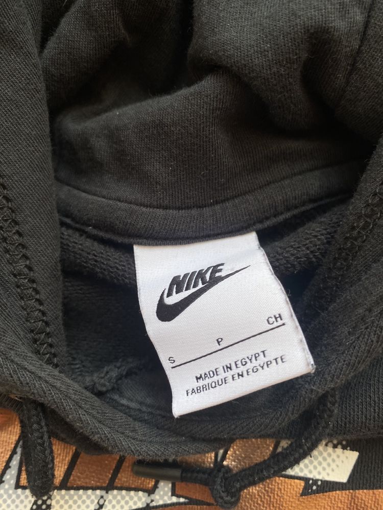 Bluza czarna Nike damska z kapturem