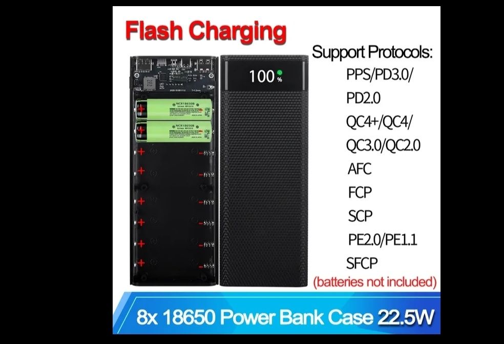 Корпус повербанка 22.5W Fast Charge