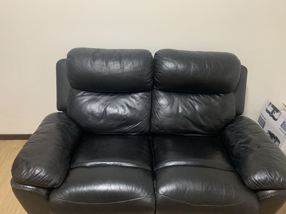 Sofa extensivel pele