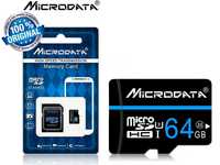 Карта пам'яті Microdata 64GB Class 10 microSD з картридером