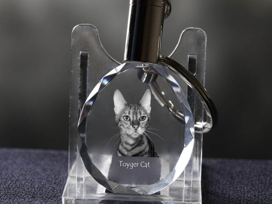 Kot toyger brelok do kluczy kryształowy z kotem Art-Dog