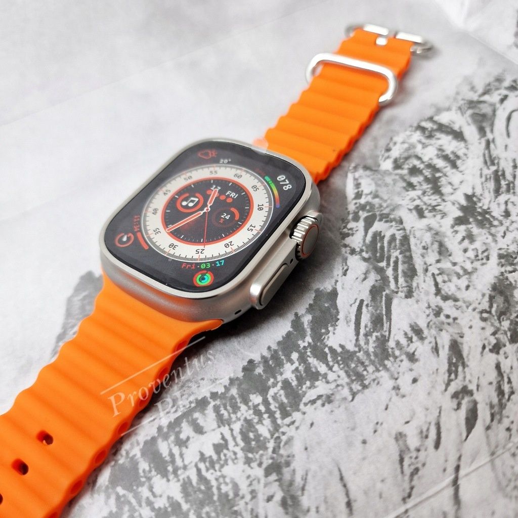 Smartwatch Pomarańczowy pasek