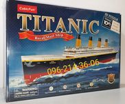 Конструктор-головоломка 3D пазл корабль Титаник TITANIC 113 дет.