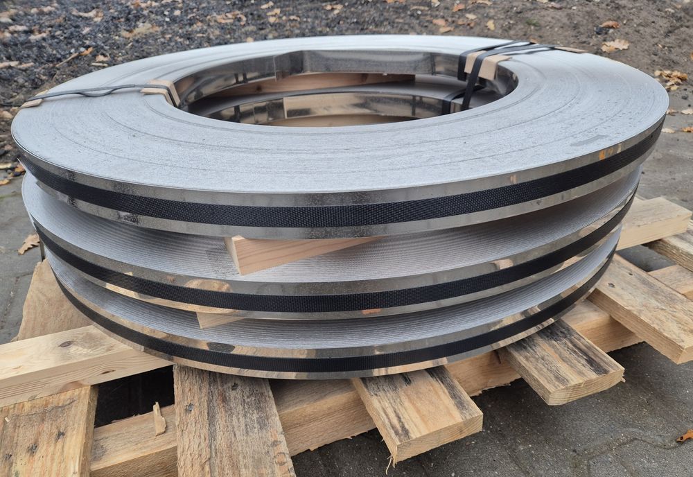 Tasma, opaska, bednarka nierdzewna do balii I saun 40x1mm- POLEROWANA