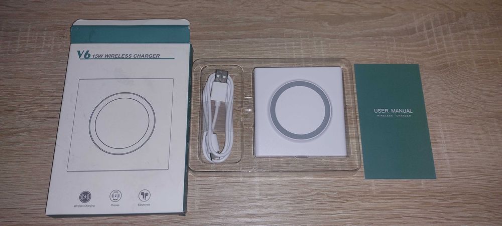 Bezprzewodowa Ładowarka Indukcyjna 15W model V6