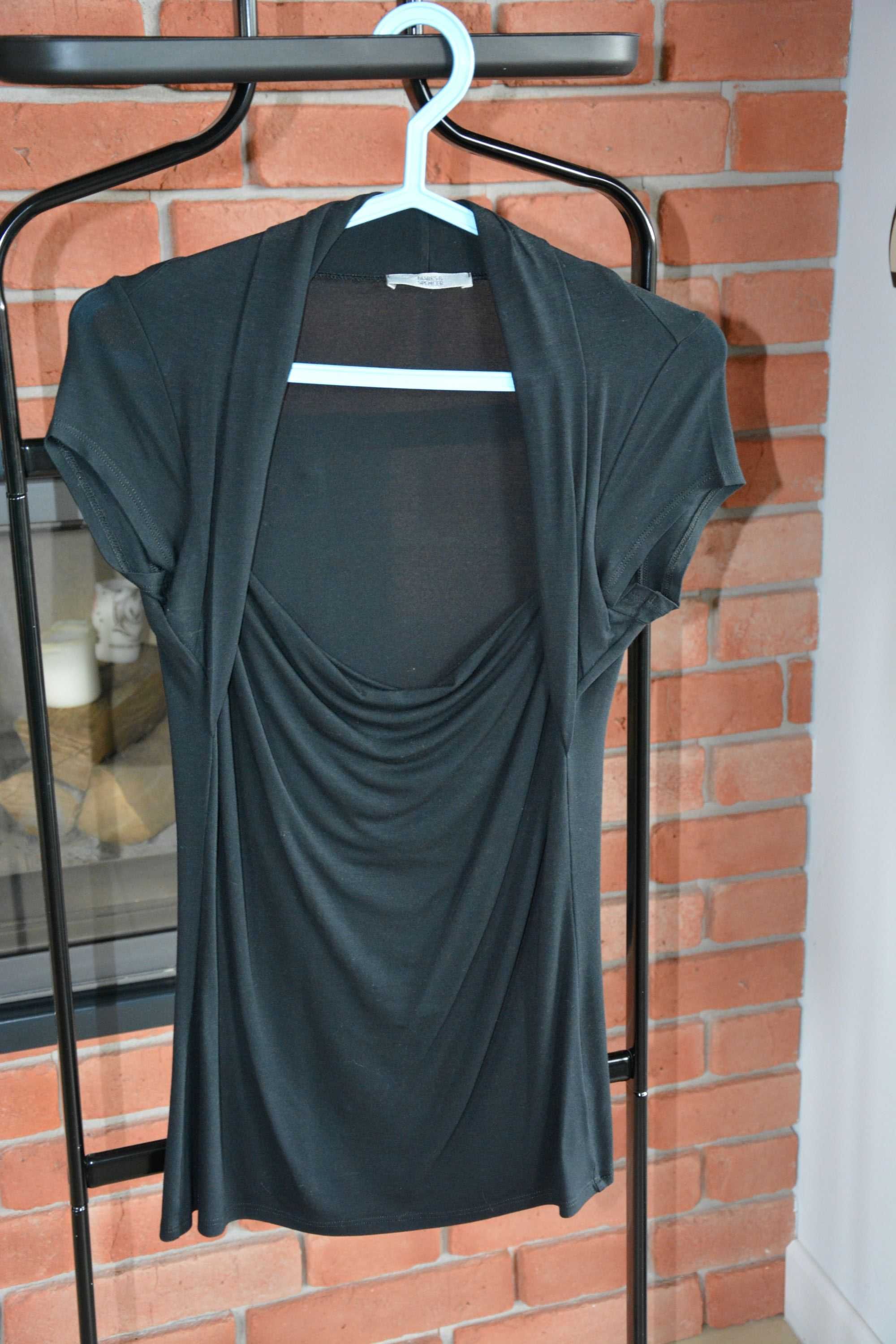 bluzki damskie czarne rozmiar S 8 sztuk