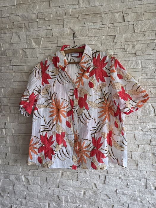 Przepiękna bluzka  Erfo z bawełny I i wiskozy jak nowa rozm. 46