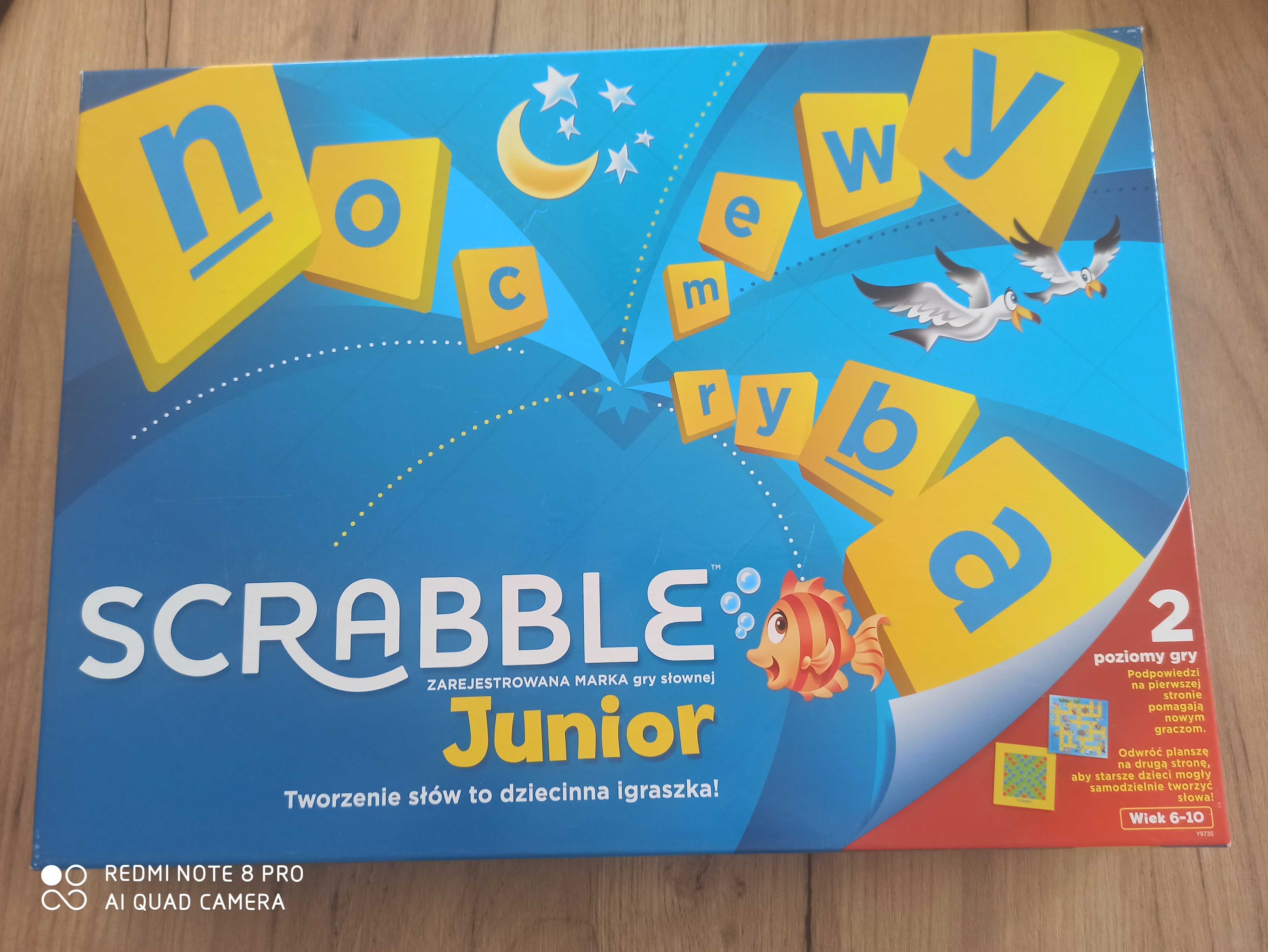 Gra planszowa Scrabble junior, MATTEL