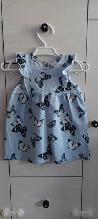 Sukienka H&M, roz. 80 (9-12 miesięcy)
