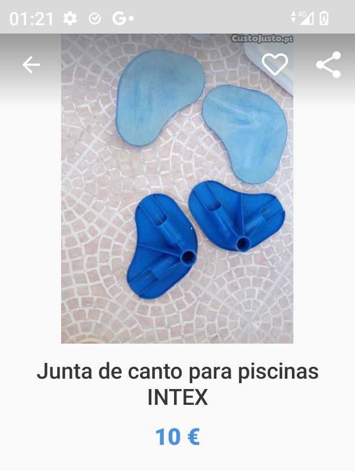 CANTOS para piscinas Intex