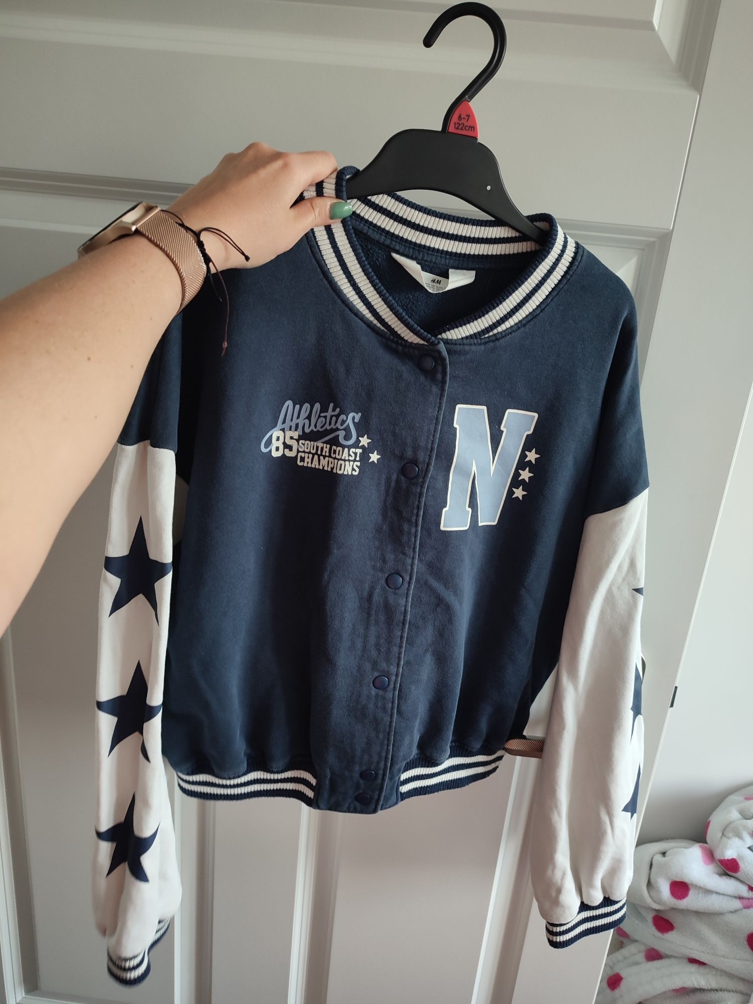 Bluza bejsbolówka dziewczęca r. 146/152