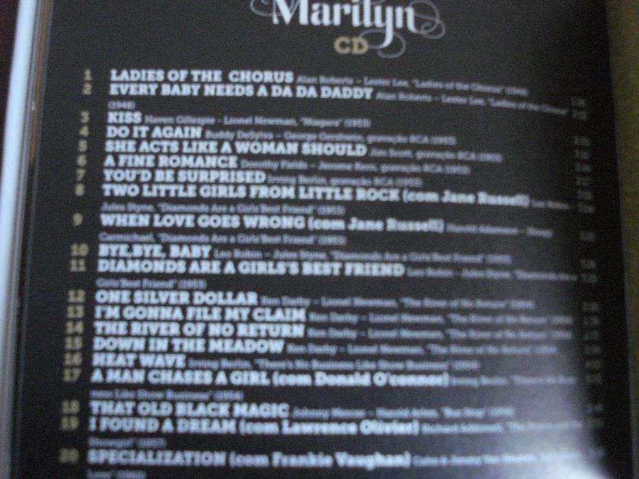 CD + Livro de Marilyn MONROE