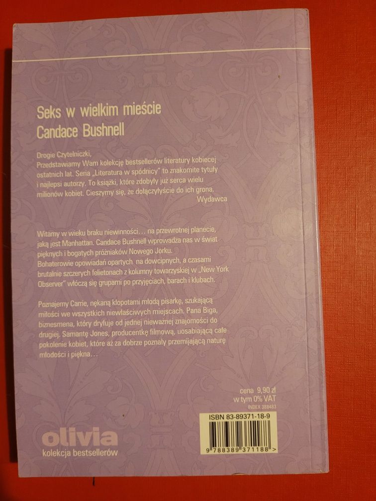 Książka "Seks w wielkim mieście" Candace Bushnell