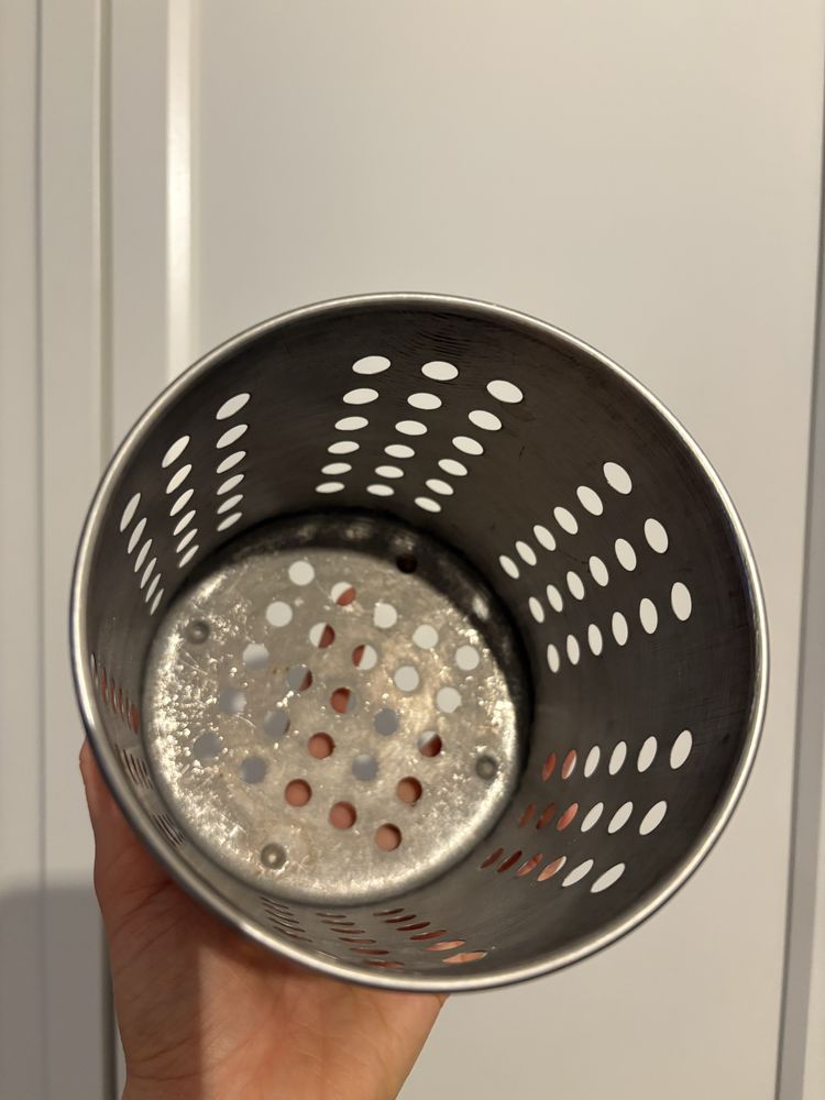 Ikea Ordning Pojemnik na sztućce, stal nierdz, 13.5 cm